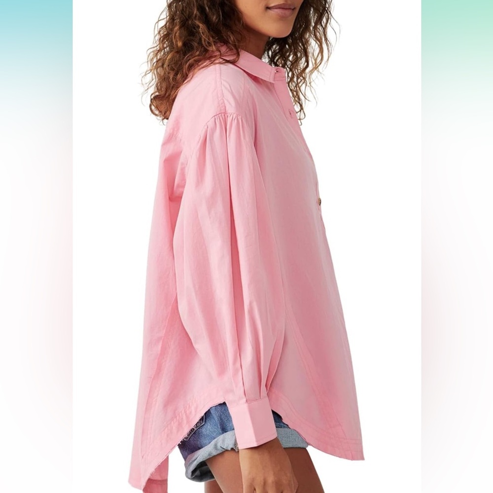 We The Free Pink Happy Hour Shirt - Picture 4 of 5